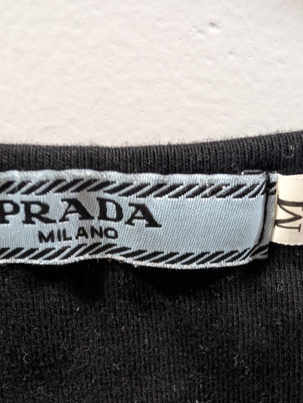 Prada Black Triangle Logo Tank - Picture 2 of 3